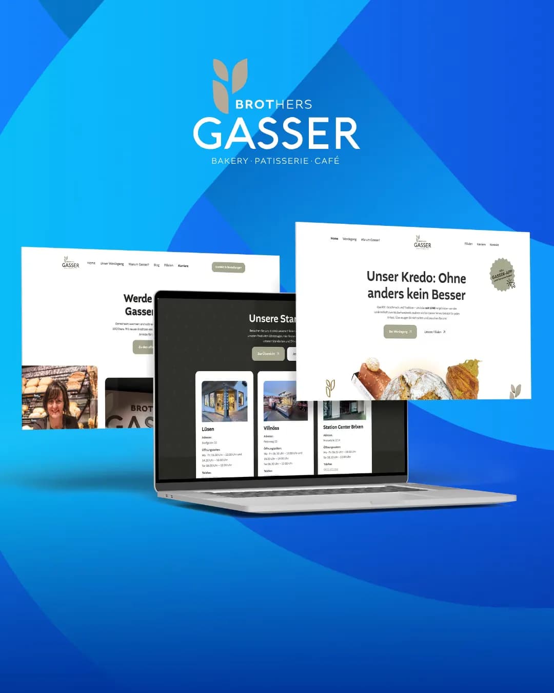Gasser BROThers: Zwei Marken und alle Filialen auf einer Plattform